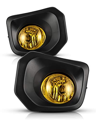 AUTOWIKI Fog Lights For 2016-2022 Toyota Tacoma (Fit SR, SR5 Model Only) With Yellow Lens 2PCS