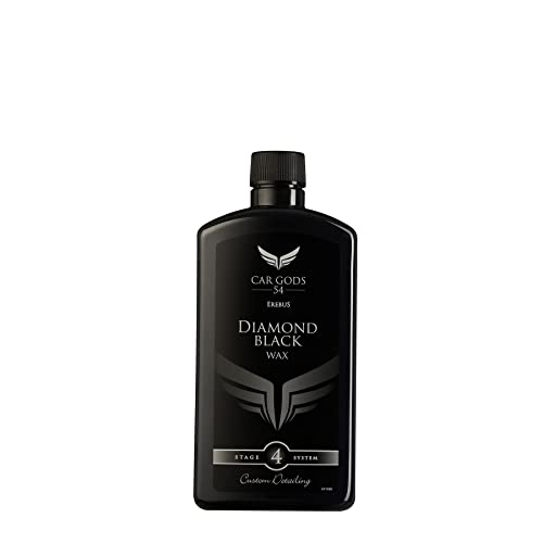 Car Gods Black Carnauba Wax Polish, 17fl Oz, Pigmented Formula 3 in 1 Removes Surface Oxidation, Blemishes and Minor Scratches