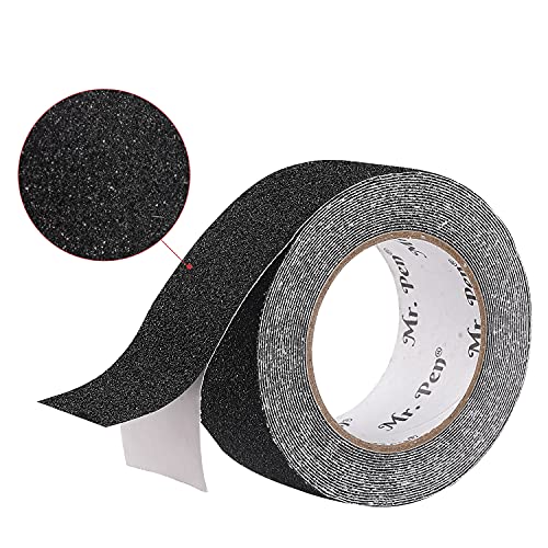 Mr. Pen- Grip Tape, 2 Inch, 23 Feet, Anti Slip Tape, Non Skid Tape, Grip Tape for Stairs, Non Slip Tape, Friction Tape, Stair Grips Non Slip, Black Grip Tape, Grip Tape Roll, Waterproof Grip Tape