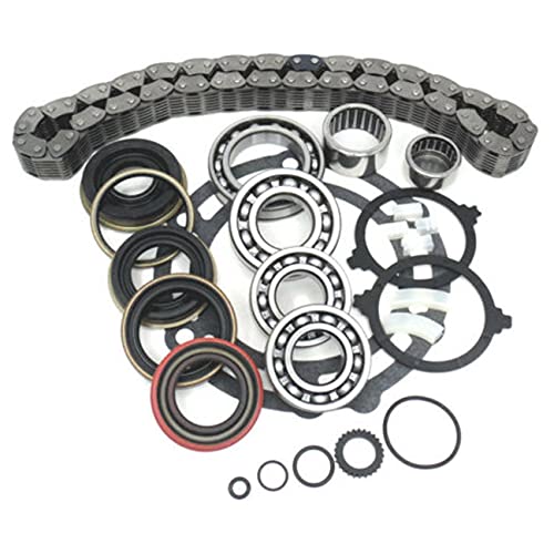 ONIZZBAND Transfer Case Rebuild Bearing and Chain Kit Fits Jeep 231 NP231J 1994-on 16mm, Multi, xL