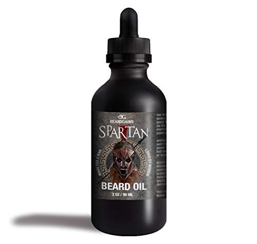 Beard Gains Spartan Luxury Beard Oil - mens Sparta Scented (3oz)