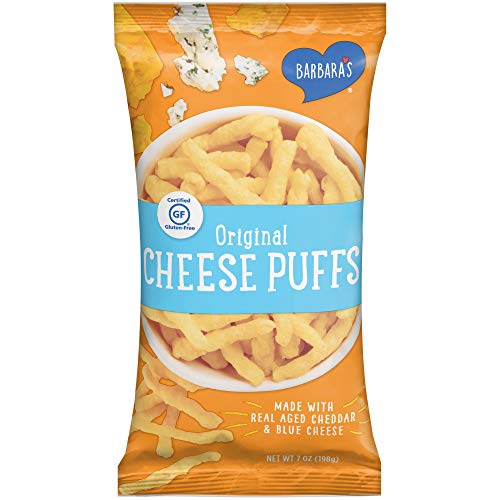 Barbara's Original Cheese Puffs, Gluten Free, Real Aged Cheese, 7 Ounce (Pack of 12)