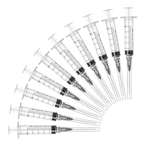 5cc/ml 22G Syringe with Needle Laboratory Tools, Each Individually Wrapped-Pack of 100