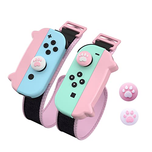 Just Dance Switch Wristband, Wrist Bands for Just Dance Switch 2023 2022 2021 2020 2019, Adjustable Elastic Straps for Joy-Cons Controller (2 Packs for Kid)