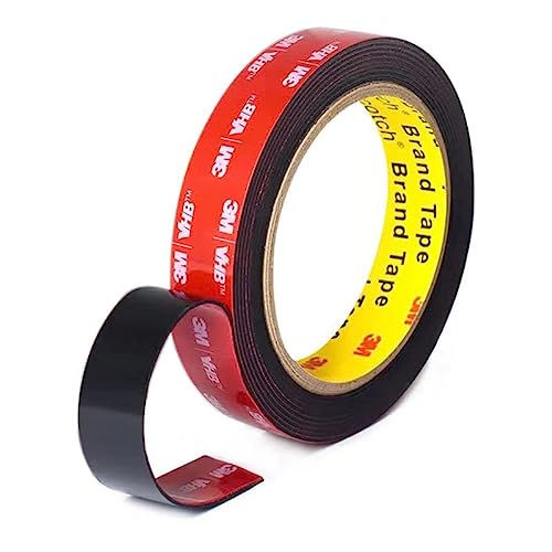 Double Sided Tape,3M VHB Heavy Duty Double Sided Tape,15.4FT Length, 1/2 Inch Width for Car, LED Strip Lights, Home Decor, Office Decor, Made of 3M VHB Tape (1/2in*15.4FT)