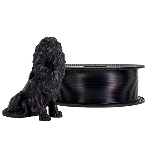 Prusament PLA Jet Black 1kg Spool (2.2 lbs), Filament 1.75mm, Diameter Tolerance +/- 0.02mm