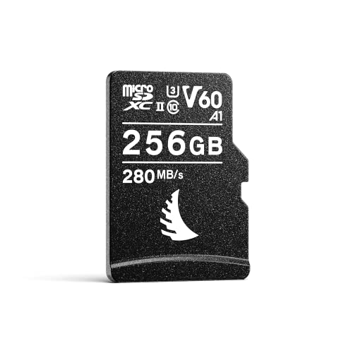 Angelbird AV PRO microSD Card - V60-256 GB Micro SD Card - (incl. Full Sized SD Card Adapter) - Micro SD Card - for 4K Photo and Video - Drone - Action Cam