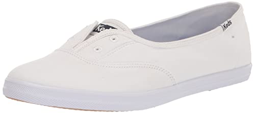 Keds Women's Chillax Mini Twill Sneaker, White, 10