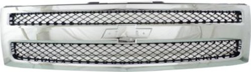 Sherman Replacement Part Compatible with Chevrolet Silverado Pickup Grille Assembly (Partslink Number GM1200572)