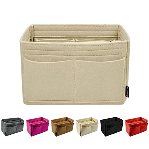 OMYSTYLE Purse Organizer Insert for Handbags, Felt Bag Organizer for Tote & Purse, Tote Bag Organizer Insert with 5 Sizes, Compatible with Neverfull Speedy and More