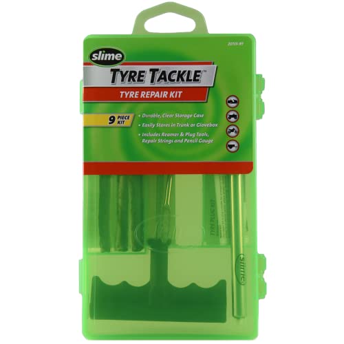 Slime 20133 Tire Repair Tackle Kit (9-Piece Set)