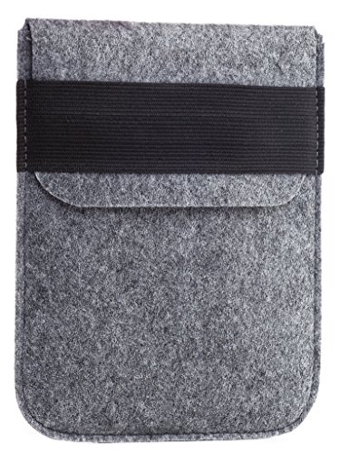 Sleeve for Kindle Paperwhite - Case for Kindle Voyage, Protective Felt Cover Case Pouch Bag for Amazon Kindle Paperwhite - Voyage (Light Grey)