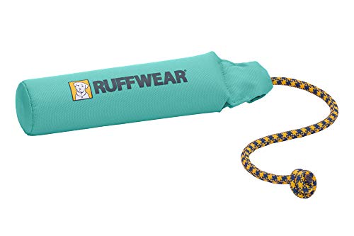 RUFFWEAR, Lunker Durable Floating Toy for Dogs, Aurora Teal, Medium