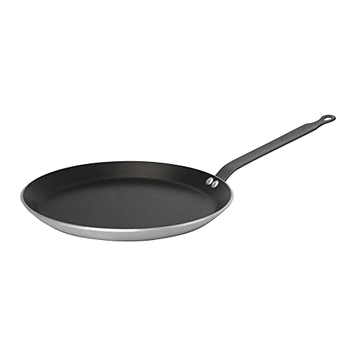 De Buyer CHOC Nonstick Crepe & Tortilla Pan - 10.25 - Ideal for Making & Reheating Crepes, Tortillas & Pancakes - 5-Layer PTFE Coating - PFOA Free - Made in France