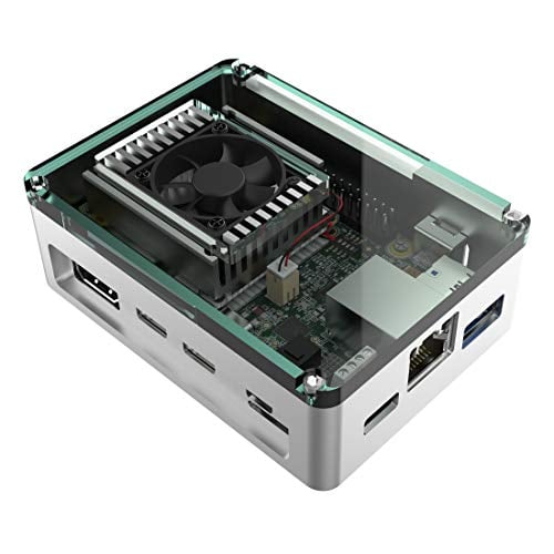 Anidees Aluminum case with top lid for Google Coral Dev Board  Silver (AI-G-SG)