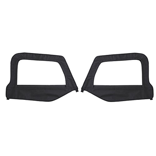 Smittybilt Replacement Upper Doorskins, Black Diamond - 89735