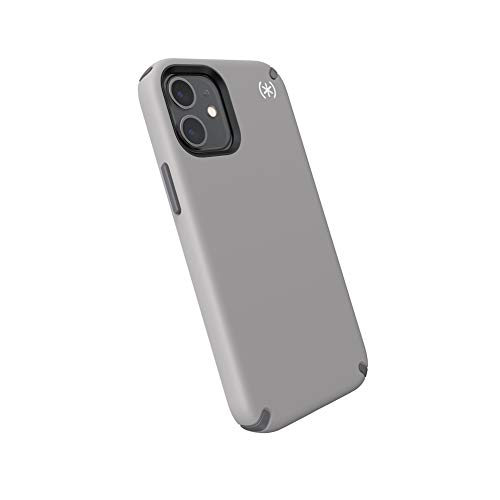 Speck Products Presidio2 PRO iPhone 12 Mini Case, Cathedral Grey/Graphite Grey/White