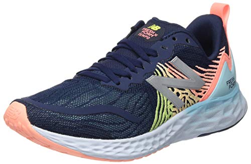 New Balance Women's Fresh Foam Tempo V1 Running Shoe, Natural Indigo/Ginger Pink, 8.5