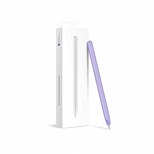 iPad Air Pencil with Palm Rejection, PERMARK Stylus Pen Compatible with (2018-2023) Apple iPad Pro (11/12.9 Inch),iPad Air 3rd/4th/5th Gen,iPad 6/7/8/9th Gen,iPad Mini 5/6th Gen (Purple)