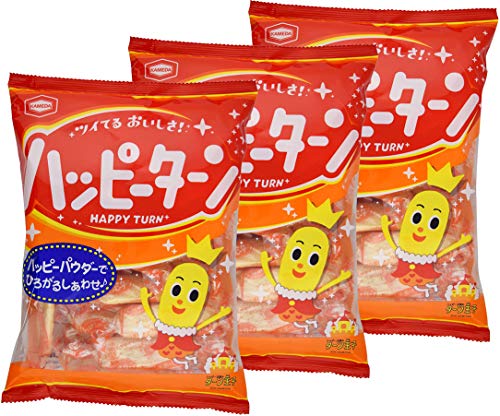 Kameda Happy Turn Rice Crackers 4.2oz (3 Pack)