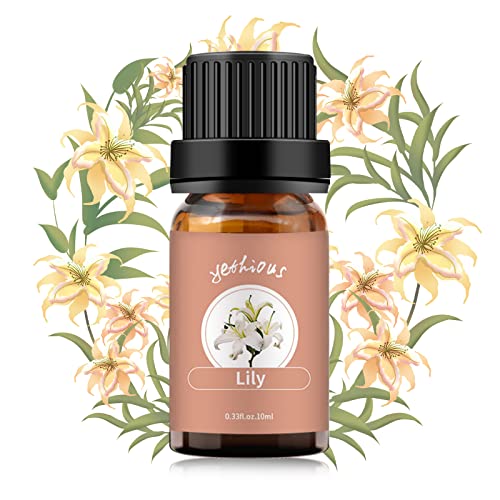 yethious Lily Essential Oils 100% Organic Pure Essential Oil for Diffuser & Aromatherapy Gift Oil 10ml Lily of Valley Essential Oil