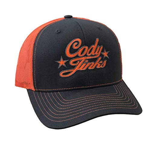 CODY JINKS - Script HAT (Charcoal/Orange)