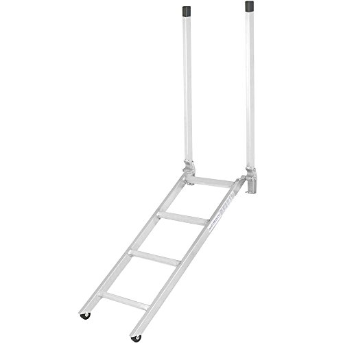 Discount Ramps 48" Transport Truck Step Deck Ladder for 28" to 42" Trailer Bed