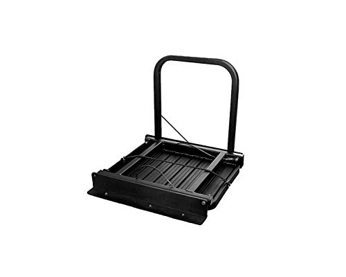 Great Day Truck N' Buddy Folding Tailgate Step/Seat Platform for Work Flatbed Trucks and Equipment Trailers - 300 lbs Weight Capacity - Black Powder-Coated Finish, TNB2000B