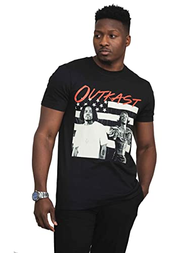 Outkast T Shirt Stankonia Band Logo Official Mens Black Size XL