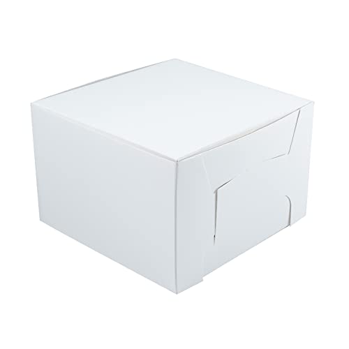 12"x12"x6" White Cake Box, Pack of 12