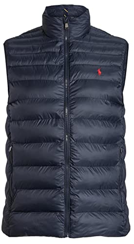 Polo Ralph Lauren Big & Tall Puffer Packable Vest (2LT, Navy)