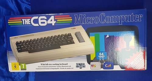 C64 MAXI MICRO COMPUTER CONSOLE Commodore 64 + Joystick