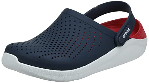 Crocs Unisex Men's and Women's LiteRide Clog, Navy/Pepper, 7 US