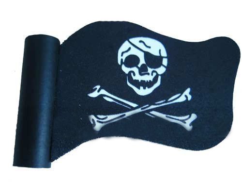 Pirate Flag Skull Crossbones Car Truck SUV Antenna Topper