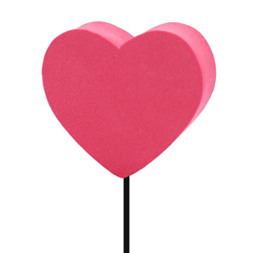 YGMONER Red Heart Antenna Balls Foam Car Antenna Topper for Vehicles, Truck or SUV (Red Heart)