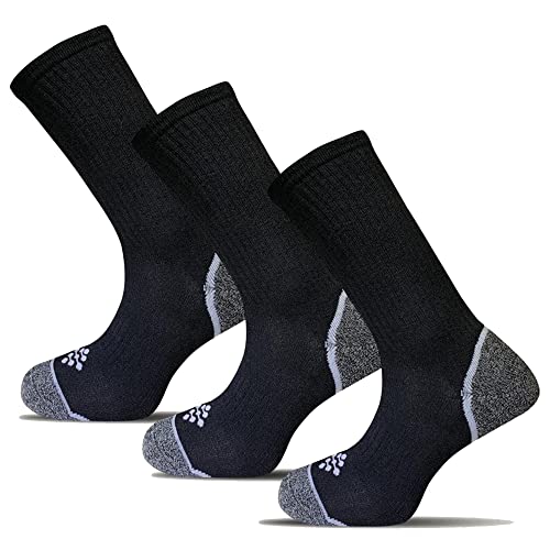 True Energy Women's Crew Socks with Infrared Thread - Pain Relief & Circulation Help for Nurses & More