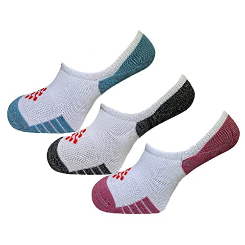 True Energy Women's Hidden No Show Socks- 3 Pair