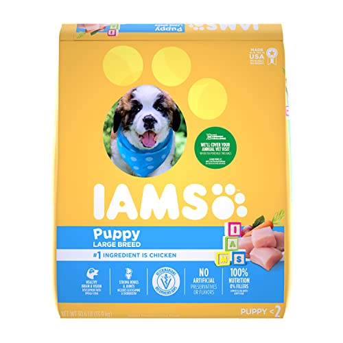 IAMS Smart Puppy Large Breed Dry Puppy Food with Real Chicken, 30.6 lb. Bag