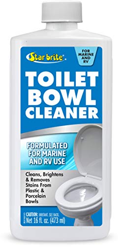 STAR BRITE Toilet Bowl Cleaner - Formulated for Boat & RV Use - Removes Stains from Plastic & Porcelain Bowls - Doesn't Interfere With Most Holding Tank Treatments (086416)