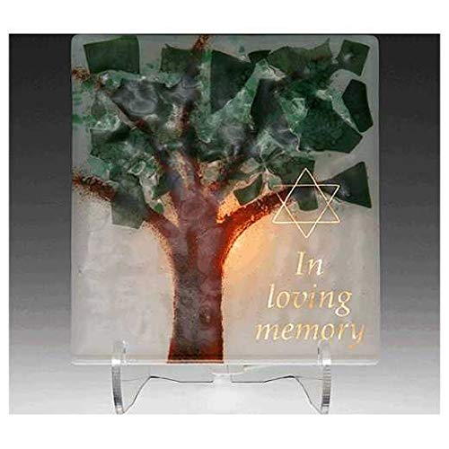 Electric Yarzheit Candle Sitting Shivah Jewish Funeral Memorial Candle Tree of Life