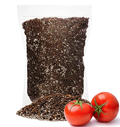 GARDENERA Premium Organic Potting Soil for Tomatoes - (2 Quart Bag)