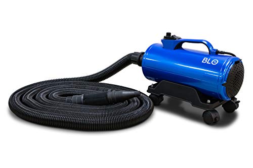 BLO Car Dryer AIR-GT - Quickly Dry Your Entire Vehicle After a Wash - No More Drips, No More Scratches- Adjustable Air Speed - Extra Long Hose - Rotating Wheels