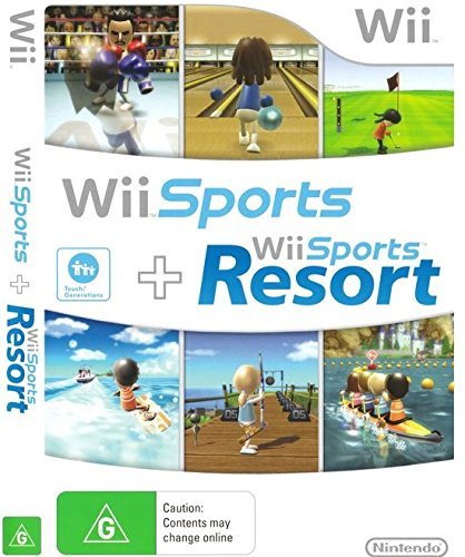 Nintendo Wii Sports / Wii Sports Resort - 2 Games on 1 Disc Bundle Version (Renewed)