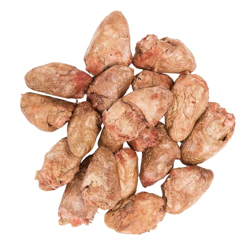 hotspot pets Freeze Dried Chicken Hearts for Cats & Dogs - Single Ingredient All Natural Grain-Free Chicken Hearts - Perfect for Training, Topper or Snack - Made in USA - 1LB Bag (Chicken Hearts)