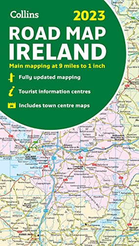 2023 Collins Road Map of Ireland