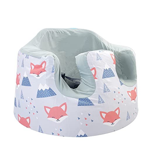 Stretchy Baby Seat Covers for Bumbo Seat, Seat Cover for Spring Autumn Winter,Snug Warm Breathable,only Compatible with Bumbo Seat (Fox)