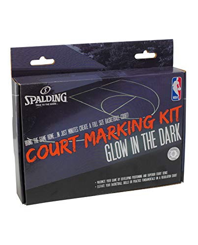 Spalding Basketball Court Marking Kit ~ Glow in The Dark Bundle