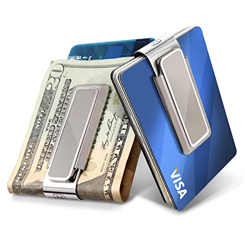 M-Clip Stainless Steel Brushed Polished Stainless Money Clip (SS-BSS-BRPB)