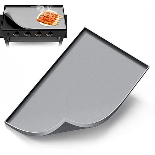 EVAWOO Grill Mat Griddle Mat Silicone, Griddle Mat for Blackstone Grill 36" Waterproof Silicone 35.4x21.4 Heavy Duty Closely Fitting Surface Easily Storage Protective Cover Grey