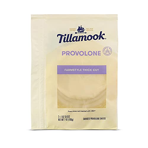 Tillamook, Single Sliced Smoked Provolone, 7 oz (Packaging May Vary)